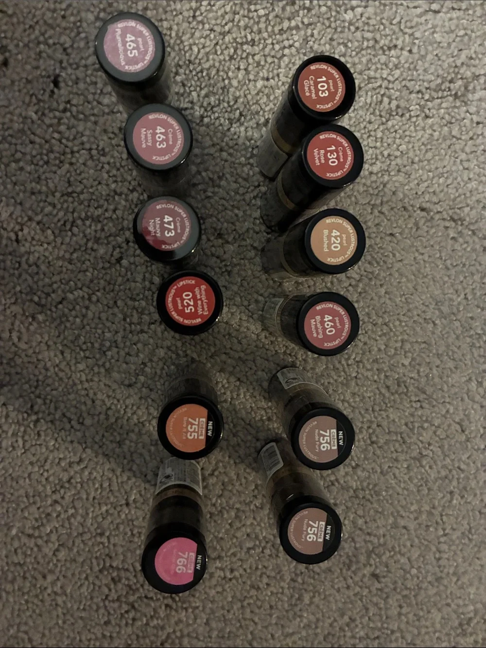 Revlon Black & Gold Lipstick Set of 12